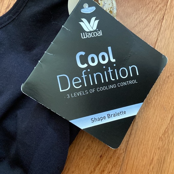 NWT Wacoal Cool Definition Black Bralette - Picture 4 of 5